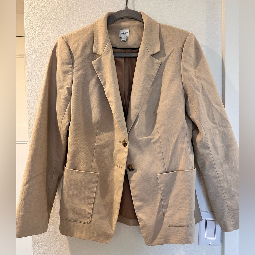 J. Crew Women's Tan Blazer, Size 6